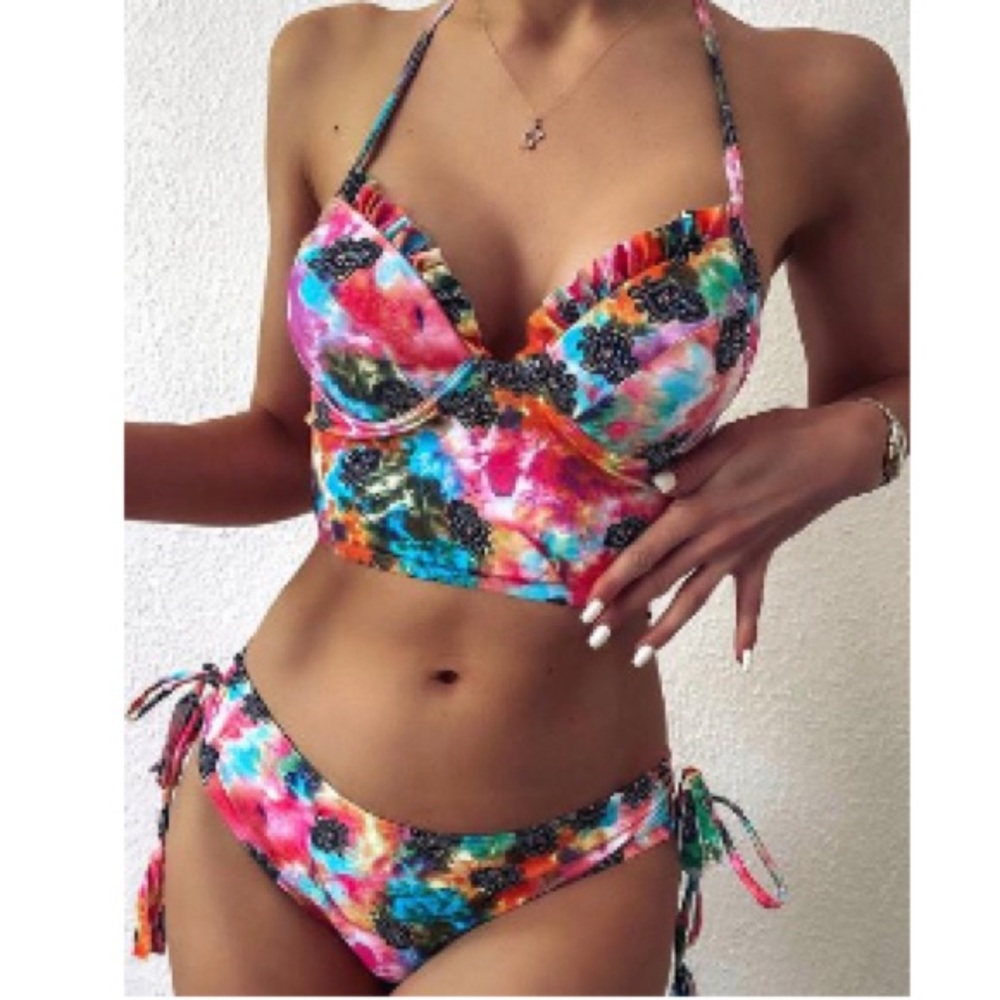 Tie dye 2 pc bikini set